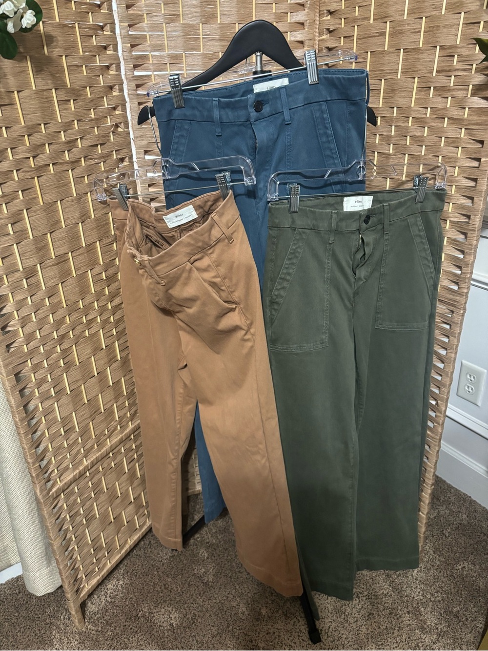 Woman’s Elims Jean Haul. Malibu style, two full length and one cropped.
